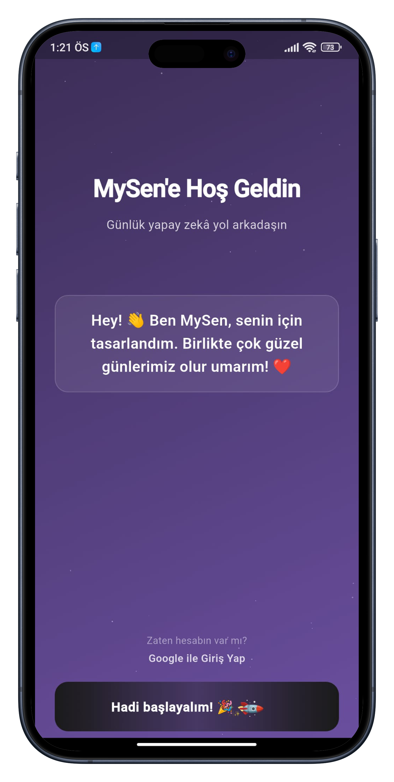 MySen Welcome
